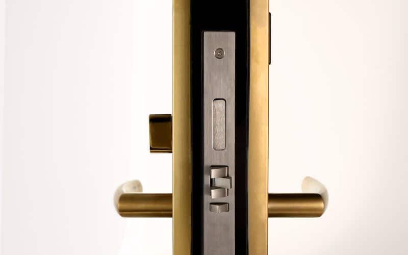 isolated mortise door lock