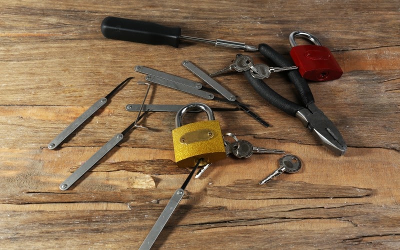 tools of picking locks